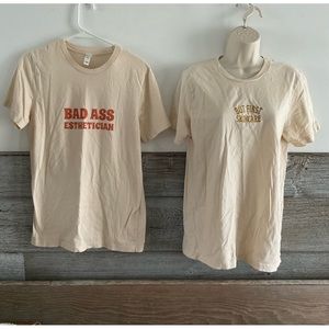 Esthetician Skin Care graphic shirts size Medium (G1)